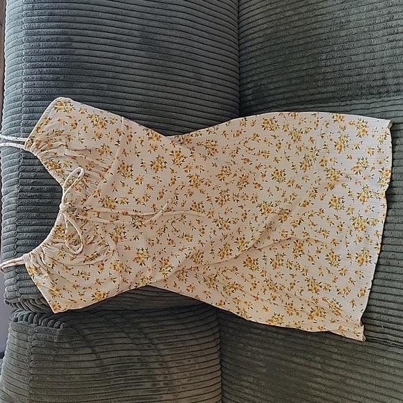 Floral Ribbed Body con Dress - Picture 1 of 3